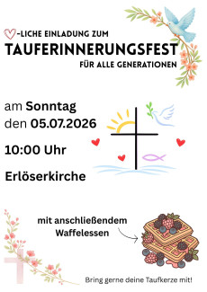 Plakat Tauferinnerung