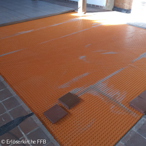 Plastikmatte für Heizkabel