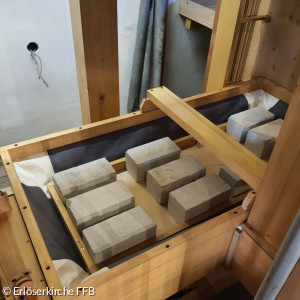Balg mit Beschwerung