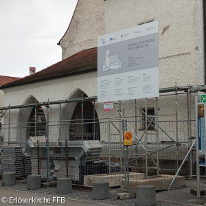Außengerüst Frontseite