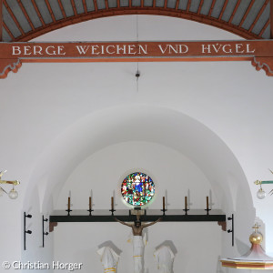 Morgensterne und Altarraum