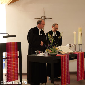 Pfr. Markus Eberle und Pfr. Dr. Valentin Wendebourg