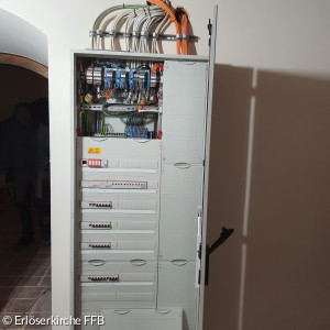 Sicherungsschrank im Turm